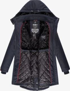 Marikoo Parkas Parka D’hiver Kamii Femme Bleu Foncé -Marikoo Boutique 6e858ef6b4473993eb353ceabba17355