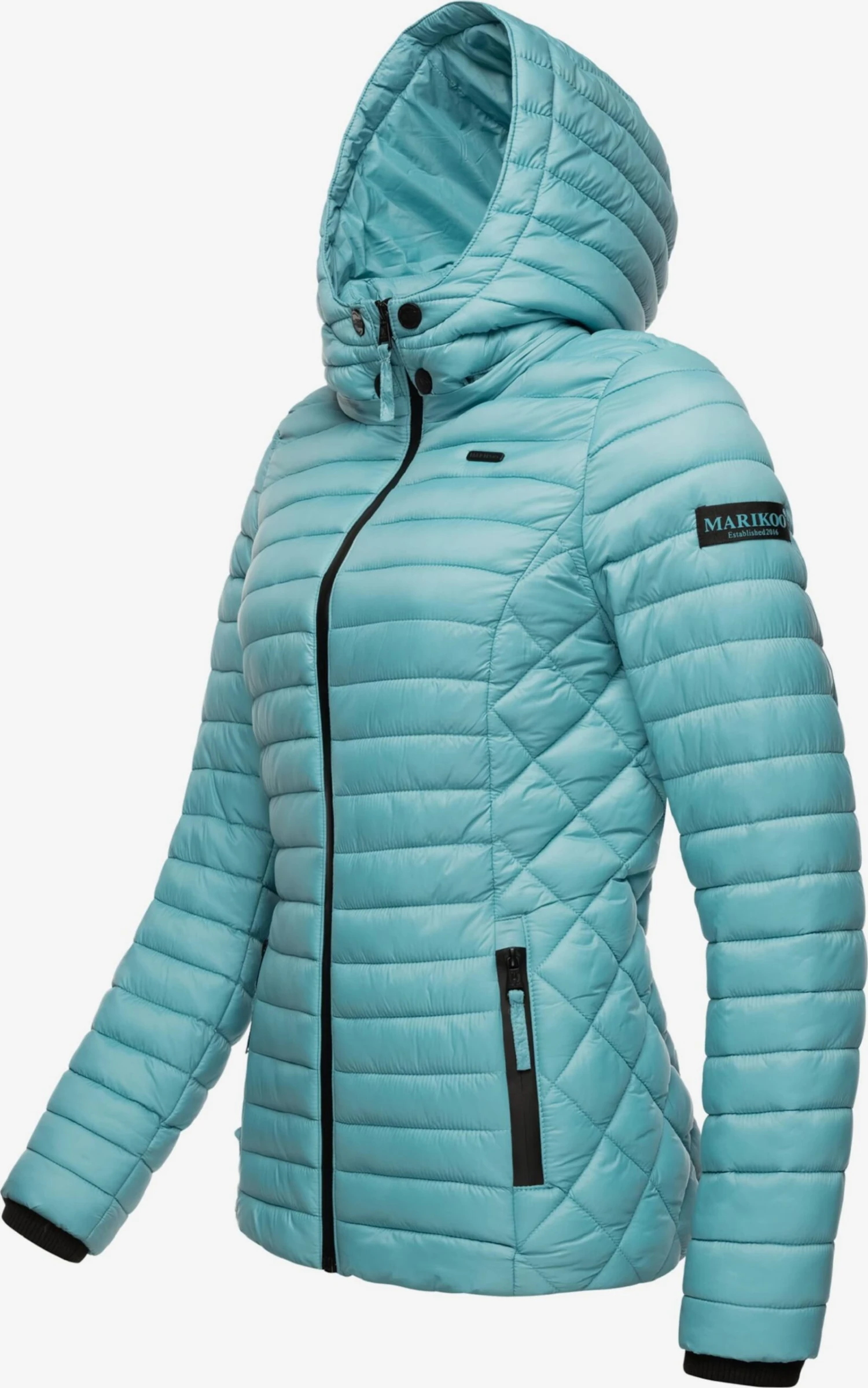 Marikoo Vestes De Mi-saison Veste Mi-saison Samtpfote Femme Bleu 4 Marikoo Vestes De Mi-saison Veste Mi-saison Samtpfote Femme Bleu – Image 2