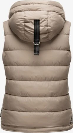 Marikoo Vestes Sans Manches Gilet Taisaa Femme Taupe -Marikoo Boutique 7069213def1b746b408ba5236669748c