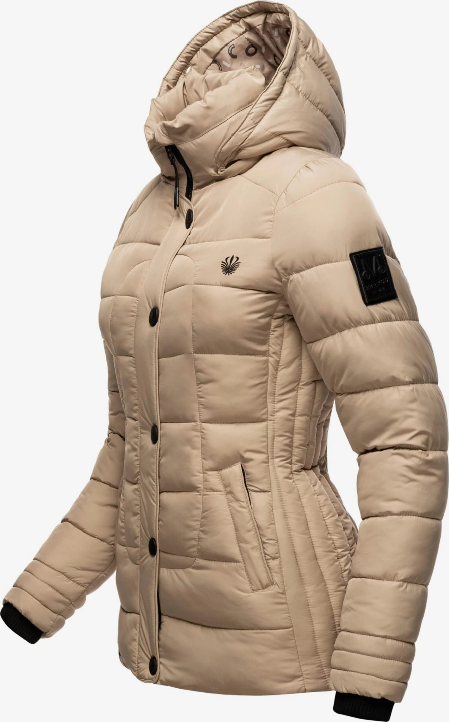 Marikoo Vestes Dhiver Veste D’hiver Qesra Femme Noisette 6 Marikoo Vestes Dhiver Veste D’hiver Qesra Femme Noisette – Image 4