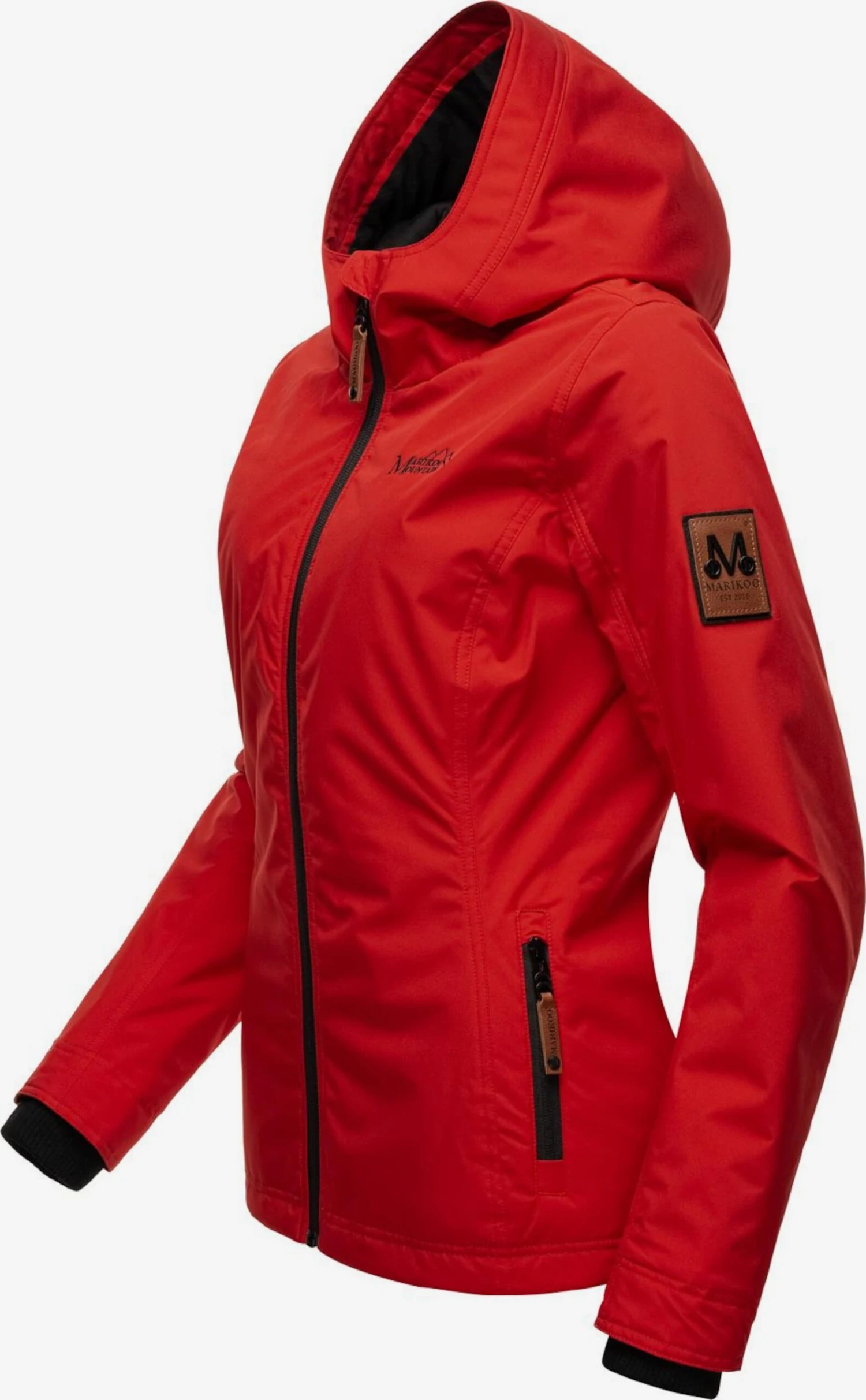 Marikoo Vestes De Mi-saison Veste Mi-saison Brombeere Femme Rouge 4 Marikoo Vestes De Mi-saison Veste Mi-saison Brombeere Femme Rouge – Image 2