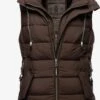Marikoo Vestes Sans Manches Gilet Taisaa Femme Brun Foncé 2 Marikoo Vestes Sans Manches Gilet Taisaa Femme Brun Foncé -Marikoo Boutique 70ee73661943988d277310bde3f8e33f