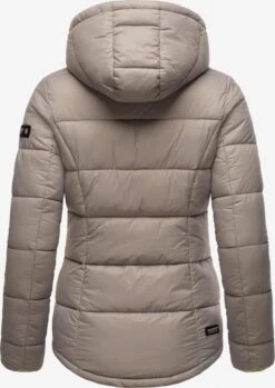 Marikoo Vestes Dhiver Veste D’hiver Leandraa Femme Gris Clair -Marikoo Boutique 70eed57840c708a5b7818a5e838568f9