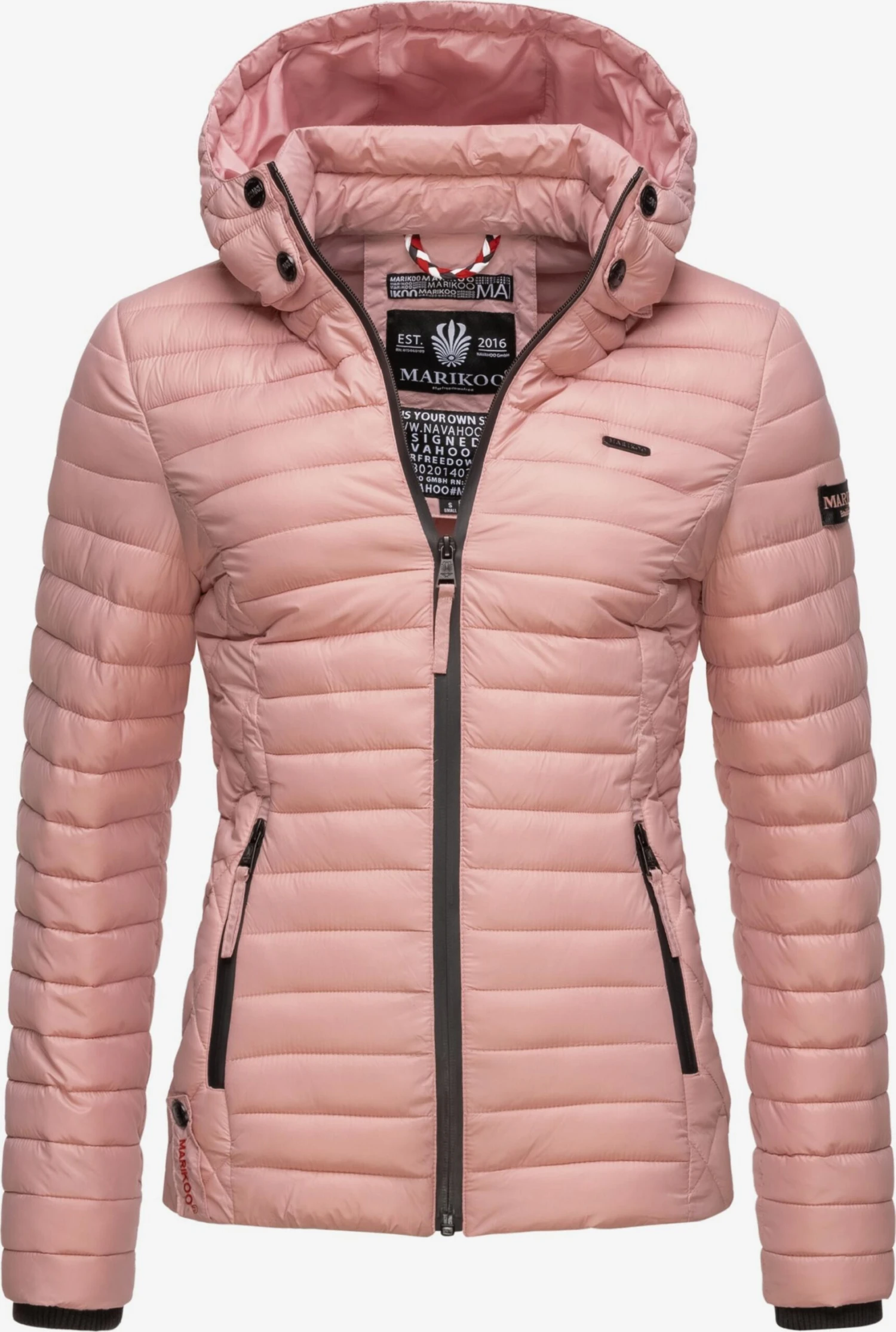 Marikoo Vestes De Mi-saison Veste Mi-saison Femme Rose 3 Marikoo Vestes De Mi-saison Veste Mi-saison Femme Rose
