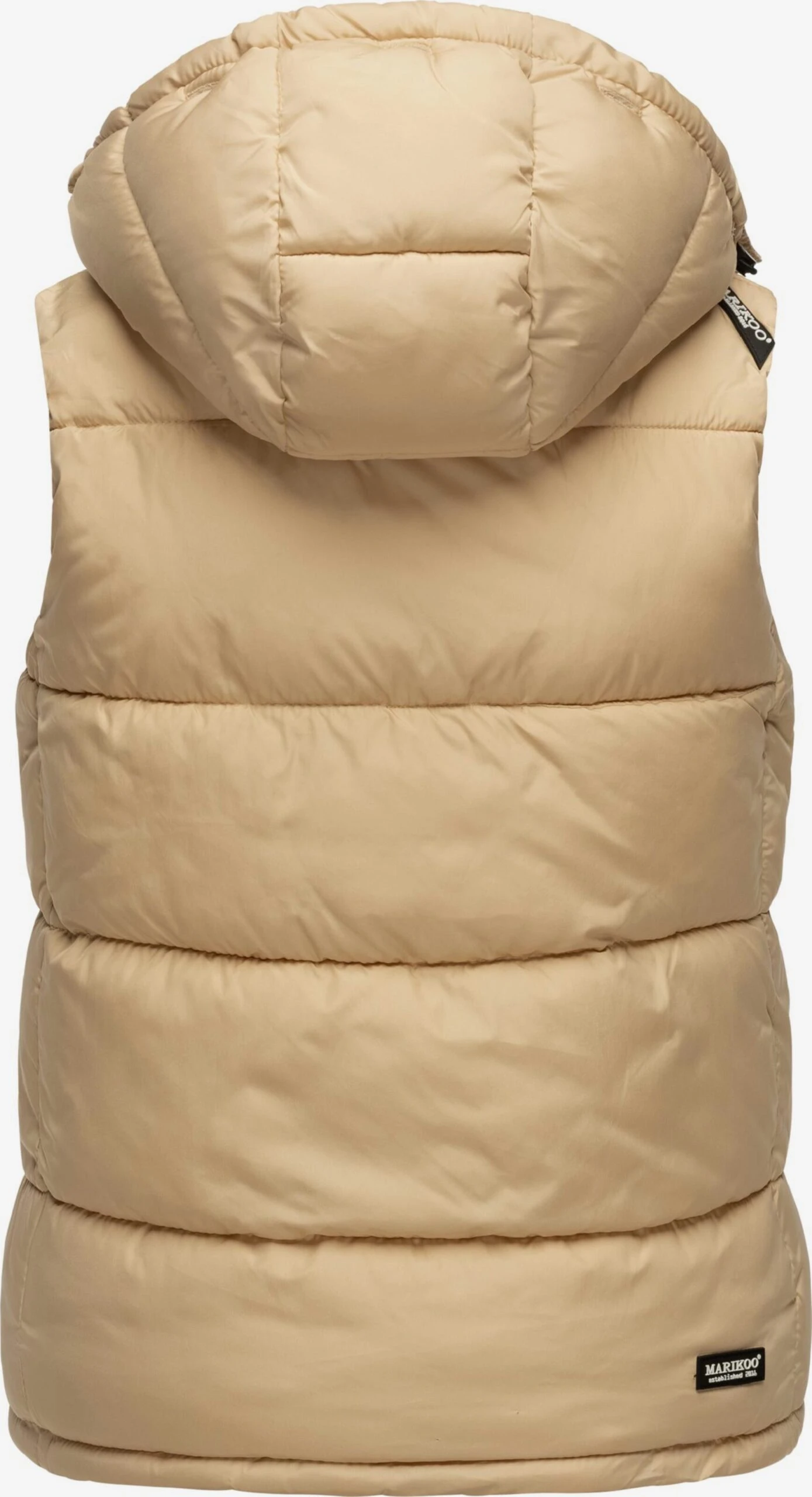 Marikoo Vestes Sans Manches Gilet Eisflöckchen Femme Beige 6 Marikoo Vestes Sans Manches Gilet Eisflöckchen Femme Beige – Image 4