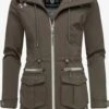 Marikoo Vestes Dextérieur Veste Fonctionnelle Ulissaa Femme Gris / Taupe