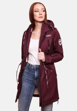 Marikoo Parkas Parka Mi-saison Femme Bordeaux -Marikoo Boutique 758a9e596705ea72cac45cd05e7d0686