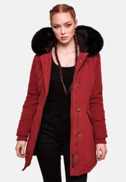 Marikoo Parkas Parka D’hiver Karmaa Femme Rouge -Marikoo Boutique 779af0aaedf4b2a48050c284bc387659