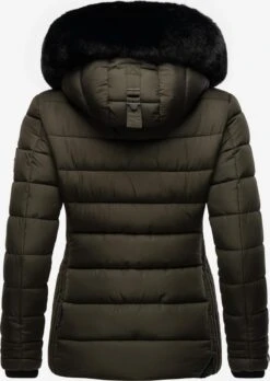 Marikoo Vestes Dhiver Veste D’hiver Qesraa Femme Anthracite -Marikoo Boutique 7823ac88e69090cc481510bc110537c6