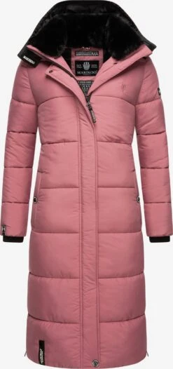 Marikoo Manteaux Dhiver Manteau D’hiver Femme Rose