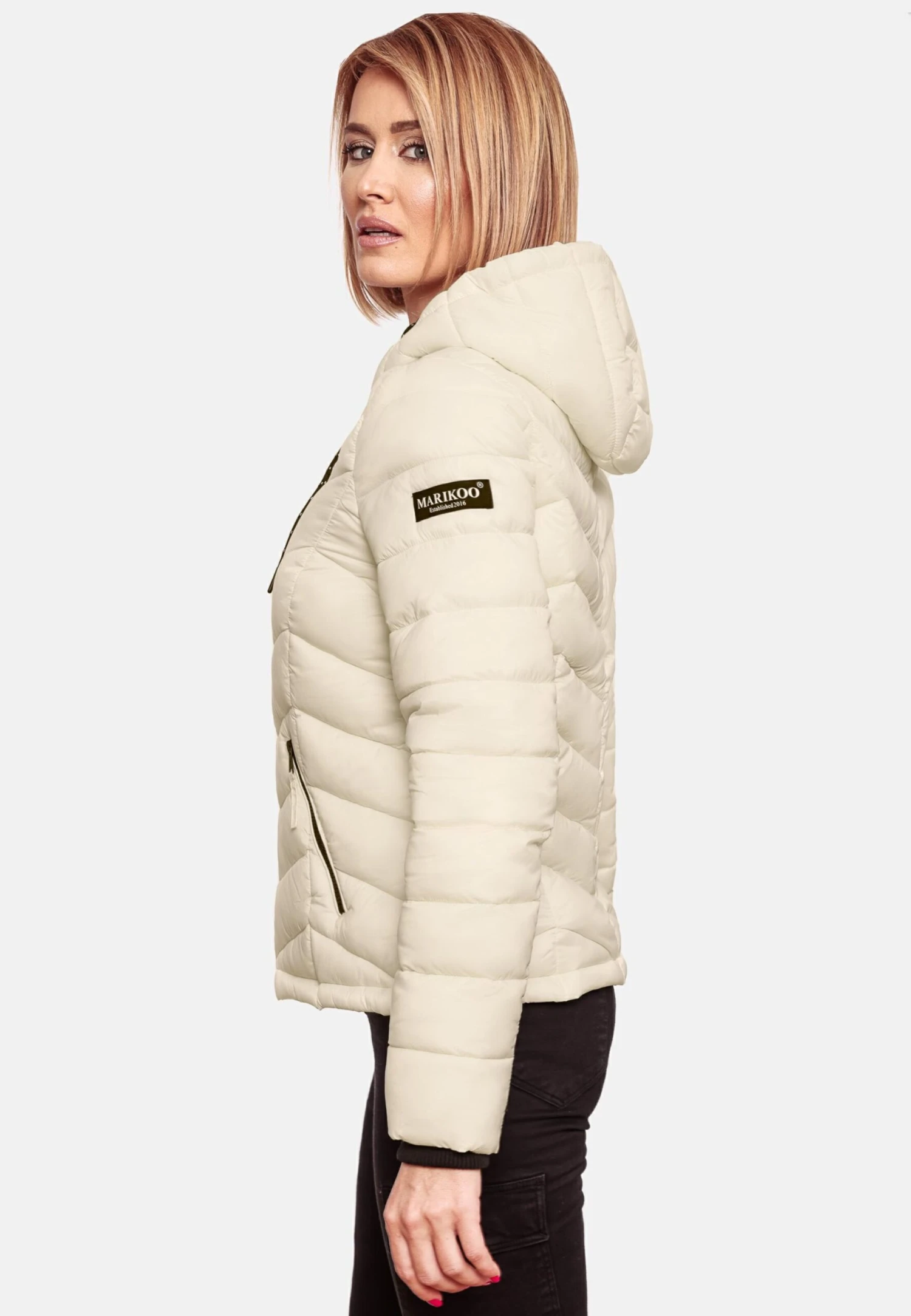 Marikoo Vestes De Mi-saison Veste Mi-saison Kuala Femme Beige Clair 7 Marikoo Vestes De Mi-saison Veste Mi-saison Kuala Femme Beige Clair – Image 5