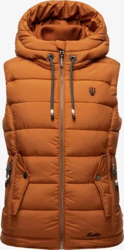 Marikoo Vestes Sans Manches Gilet Taisaa Femme Caramel
