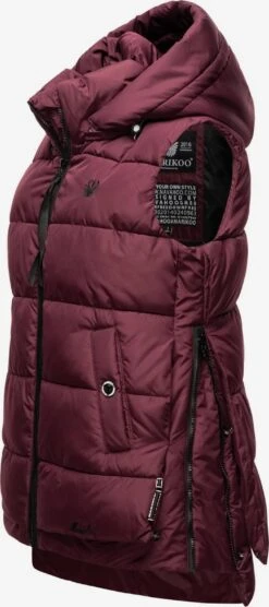 Marikoo Vestes Sans Manches Gilet Zarinaa Femme Bordeaux -Marikoo Boutique 7b69e1af3cf7e7232c4319b4dd62114f