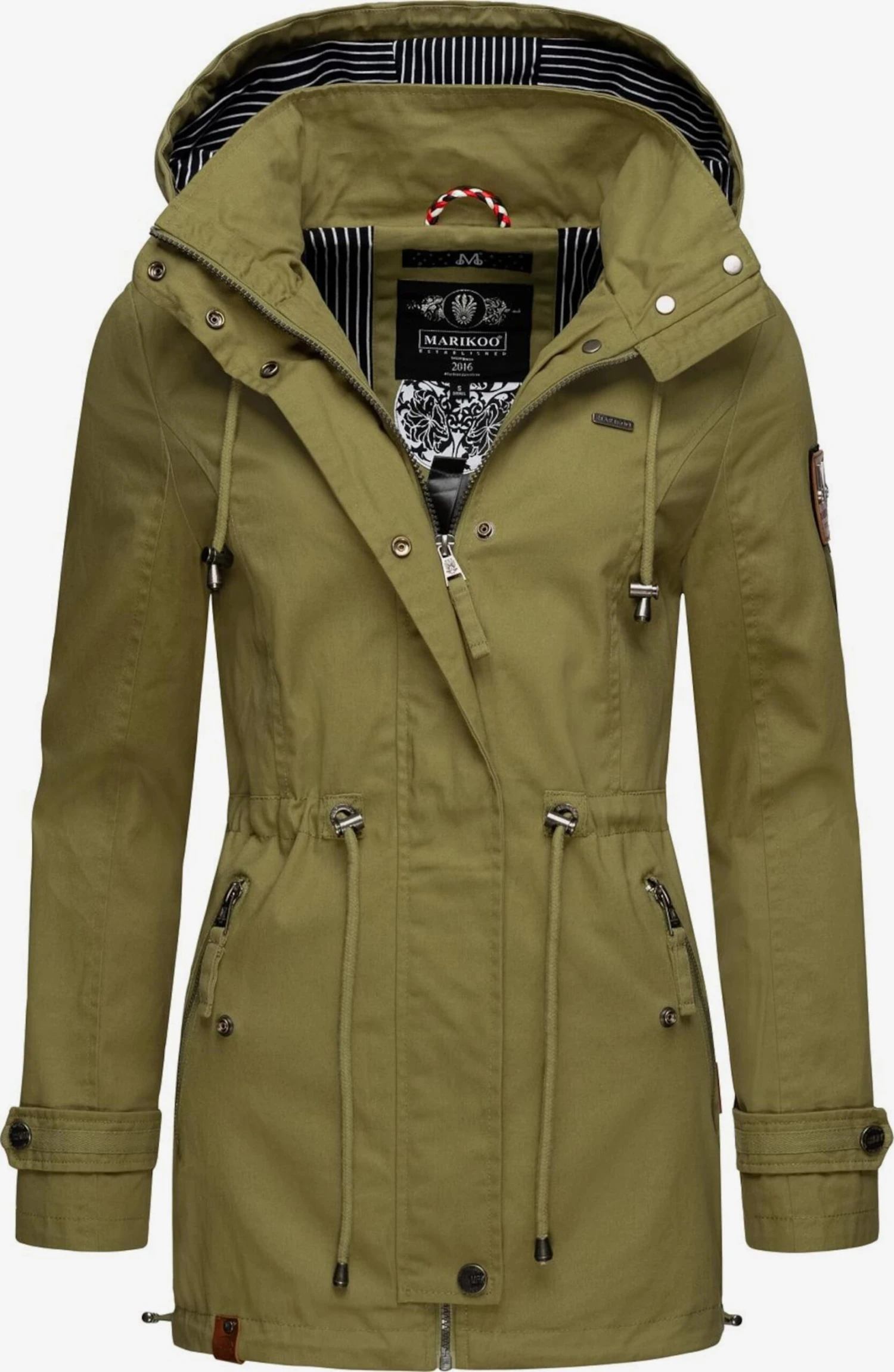 Marikoo Parkas Parka Mi-saison Nyokoo Femme Olive 3 Marikoo Parkas Parka Mi-saison Nyokoo Femme Olive