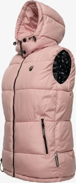 Marikoo Vestes Sans Manches Gilet Eisflöckchen Femme Rose