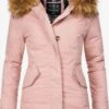 Marikoo Parkas Parka D’hiver Karmaa Femme Rose Clair -Marikoo Boutique 805a49b90b5fc44ce692bdb975f650d7