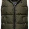 Marikoo Vestes Sans Manches Gilet Zarinaa Femme Vert Foncé
