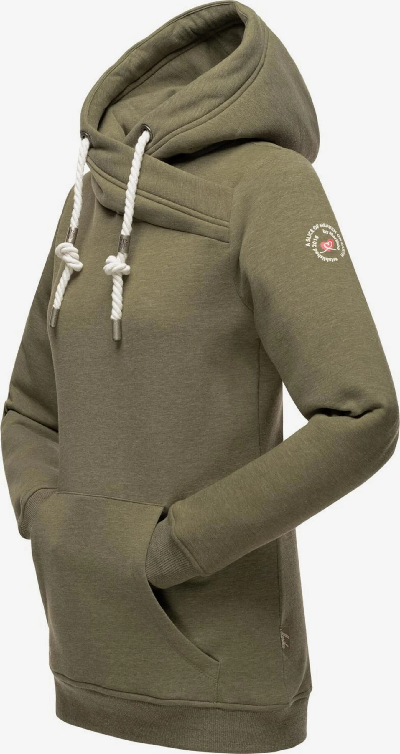 Marikoo Sweats à Capuche Sweat-shirt Izuyaa Femme Olive 4 Marikoo Sweats à Capuche Sweat-shirt Izuyaa Femme Olive – Image 2