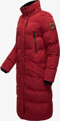 Marikoo Manteaux Dhiver Manteau D’hiver Schneesternchen Femme Rouge Sang -Marikoo Boutique 81b1501ddfa4f676d76b7333c039f80a