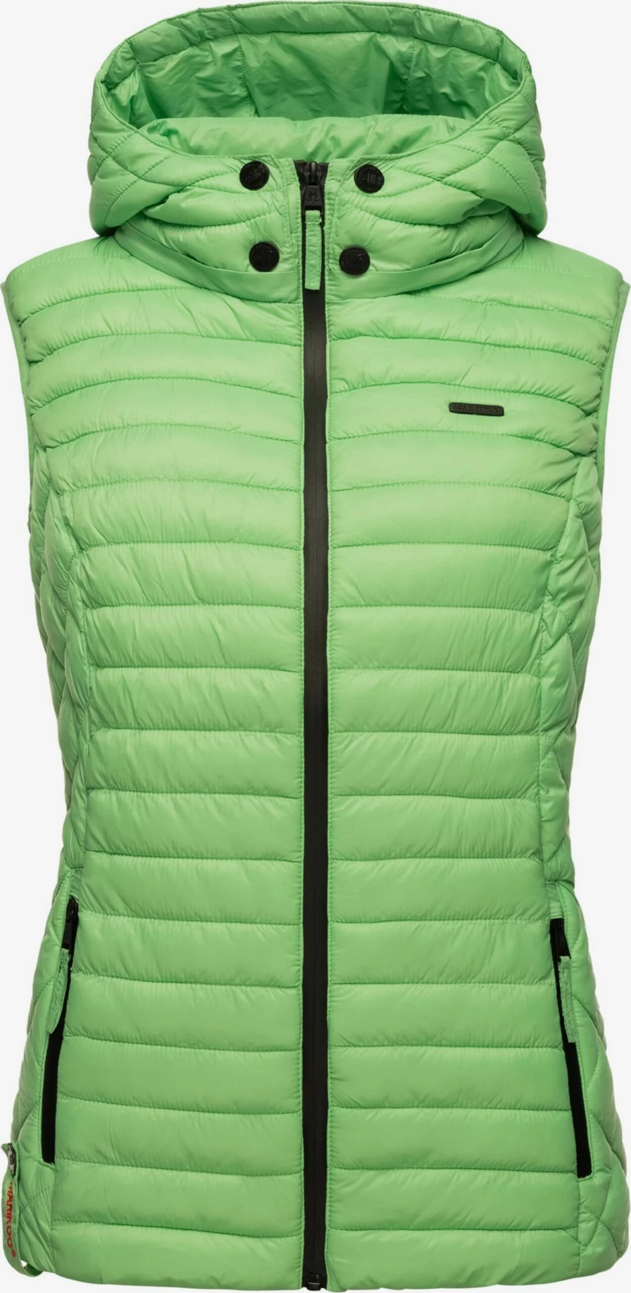 Marikoo Vestes Sans Manches Gilet Femme Vert 6 Marikoo Vestes Sans Manches Gilet Femme Vert – Image 4