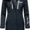 Marikoo Manteaux De Pluie Manteau Fonctionnel Zimtzicke Femme Bleu Nuit -Marikoo Boutique 833a86076aec458fa83370f79826a621