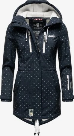 Marikoo Manteaux De Pluie Manteau Fonctionnel Zimtzicke Femme Bleu Nuit