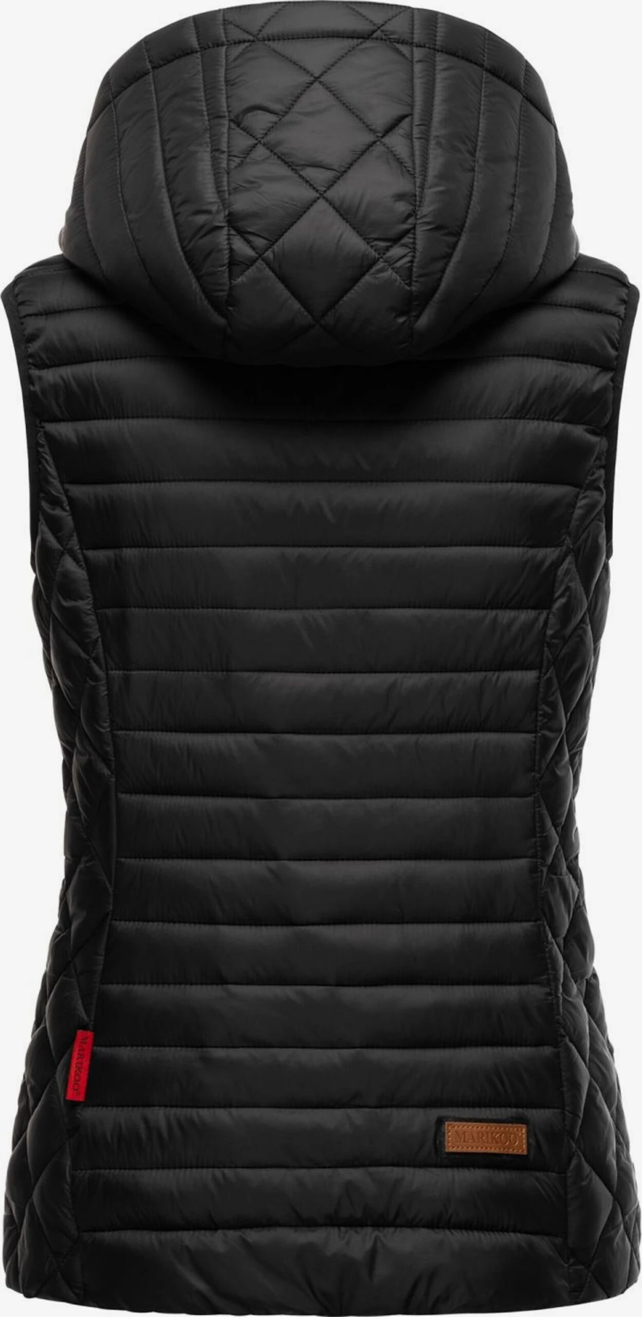Marikoo Vestes Sans Manches Gilet Hasenpfote Femme Noir 6 Marikoo Vestes Sans Manches Gilet Hasenpfote Femme Noir – Image 4