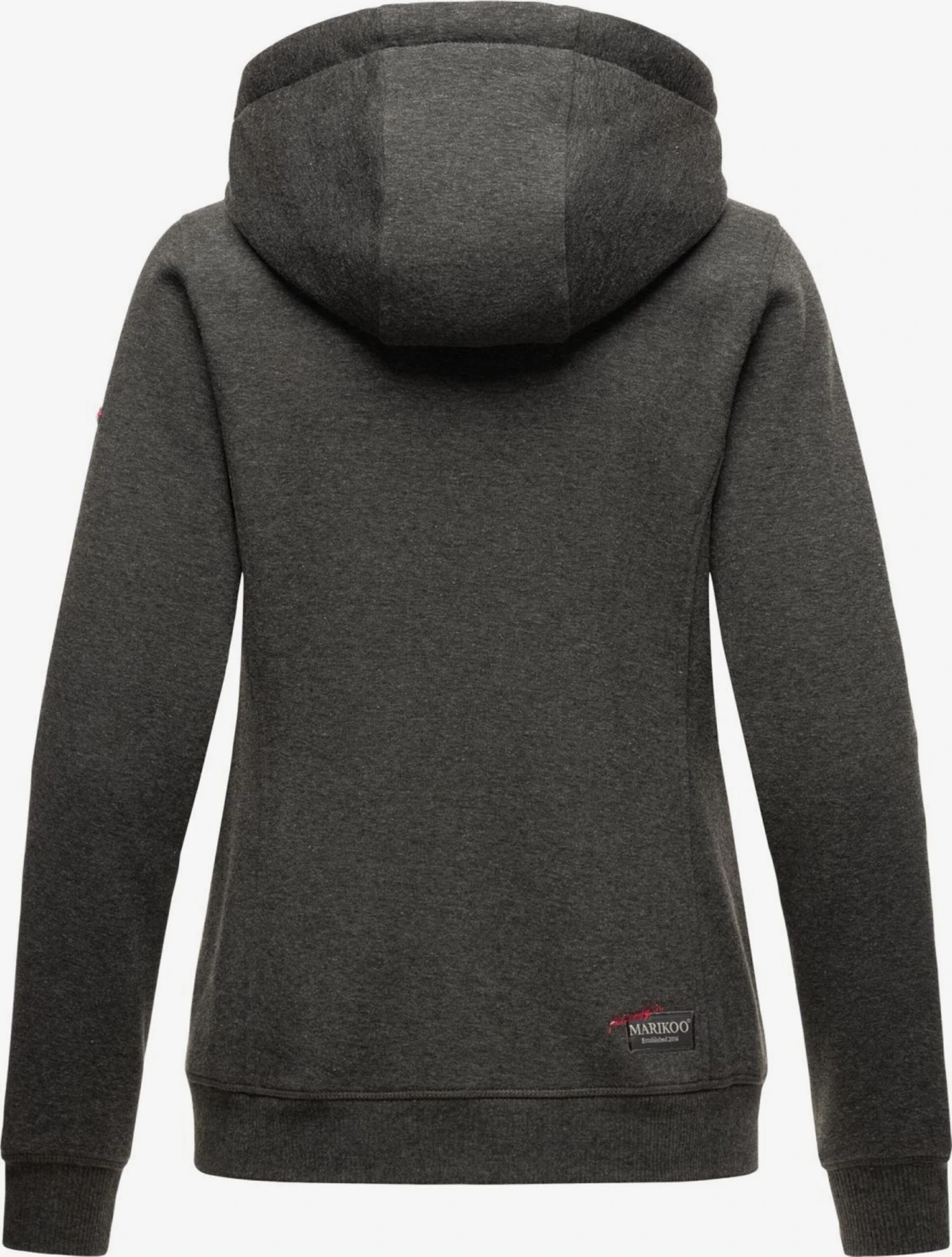 Marikoo Sweats Zippés Veste De Survêtement Setsunaa Femme Gris Foncé 6 Marikoo Sweats Zippés Veste De Survêtement Setsunaa Femme Gris Foncé – Image 4