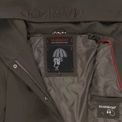 Marikoo Manteaux De Pluie Manteau Fonctionnel Mayleen Femme Marron -Marikoo Boutique 84bbf8097d0b404740b6e0ae3c1c2407