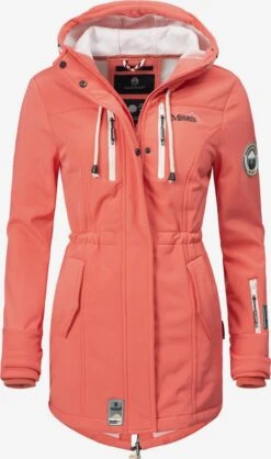 Marikoo Manteaux De Pluie Manteau Fonctionnel Zimtzicke Femme Corail