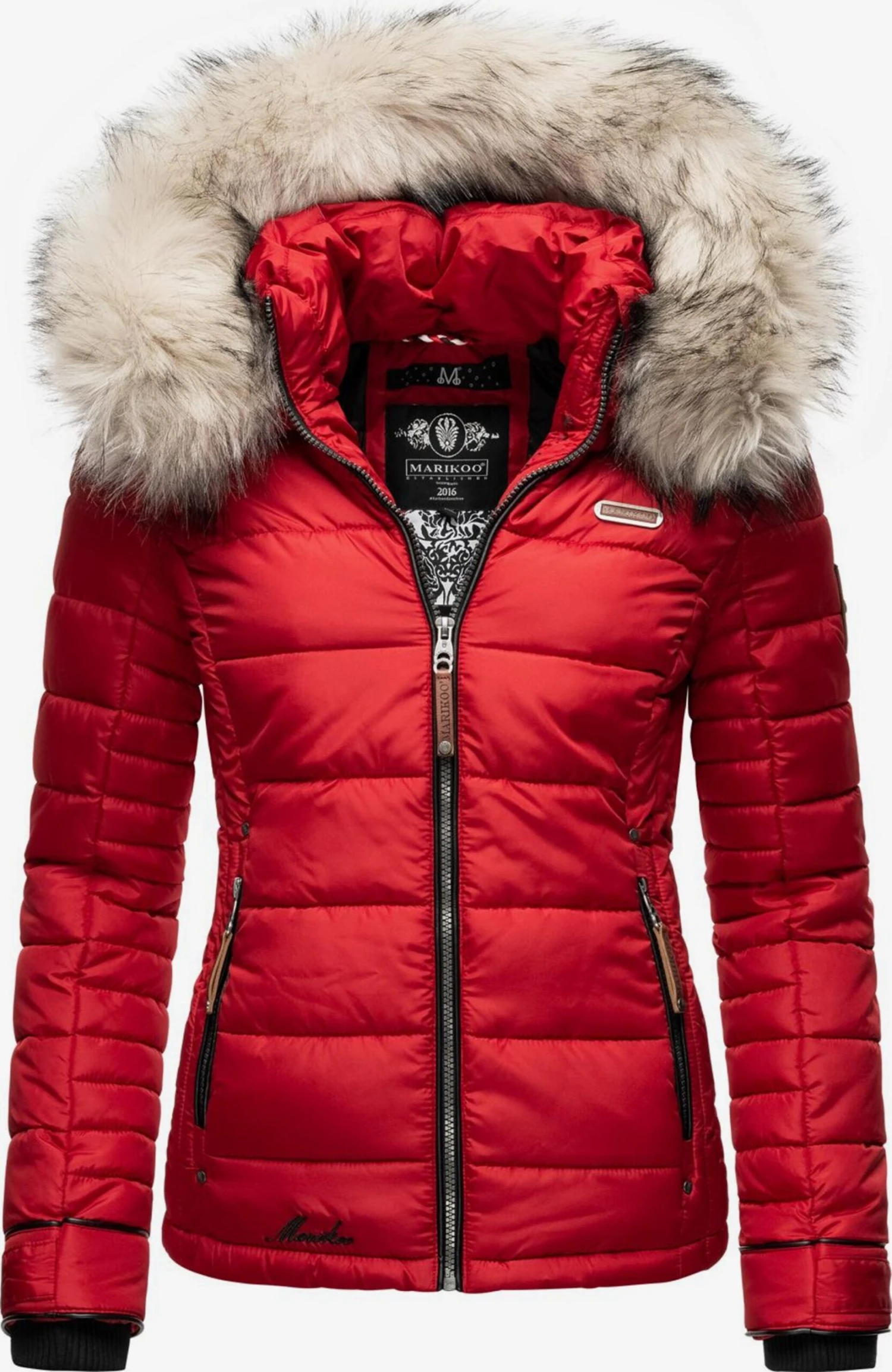 Marikoo Vestes Dhiver Veste D’hiver Lerikaa Femme Rouge 3 Marikoo Vestes Dhiver Veste D’hiver Lerikaa Femme Rouge