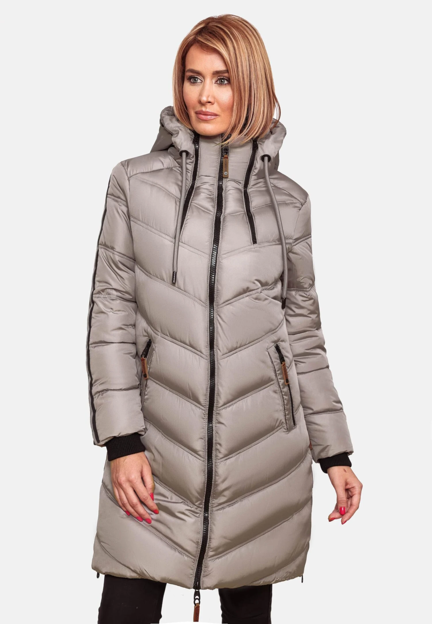 Marikoo Manteaux Dhiver Manteau D’hiver Armasa Femme Gris 8 Marikoo Manteaux Dhiver Manteau D’hiver Armasa Femme Gris – Image 6