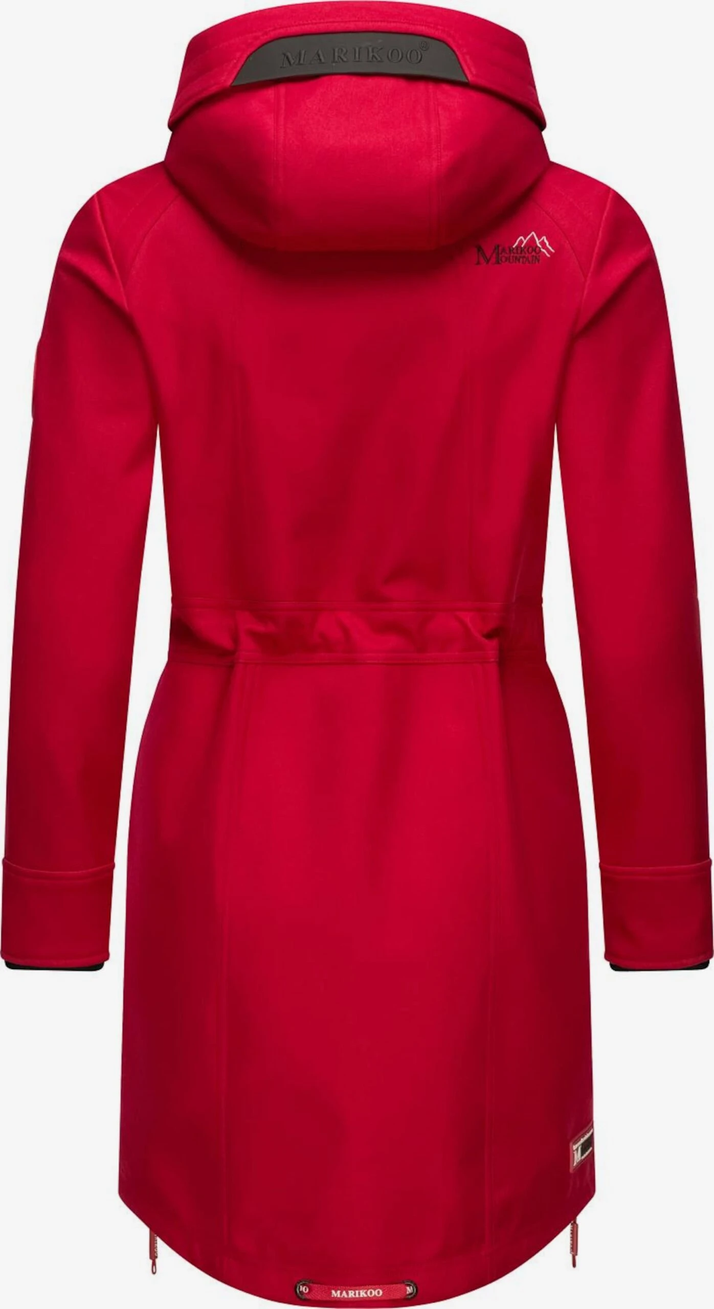 Marikoo Parkas Parka Mi-saison Femme Canneberge 6 Marikoo Parkas Parka Mi-saison Femme Canneberge – Image 4