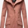 Marikoo Manteaux De Pluie Manteau Fonctionnel Mayleen Femme Rose