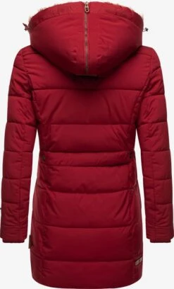Marikoo Manteaux Courts Manteau D’hiver Femme Rouge Sang -Marikoo Boutique 885f0fdda0113ef30e6ccb23f4df3d3a
