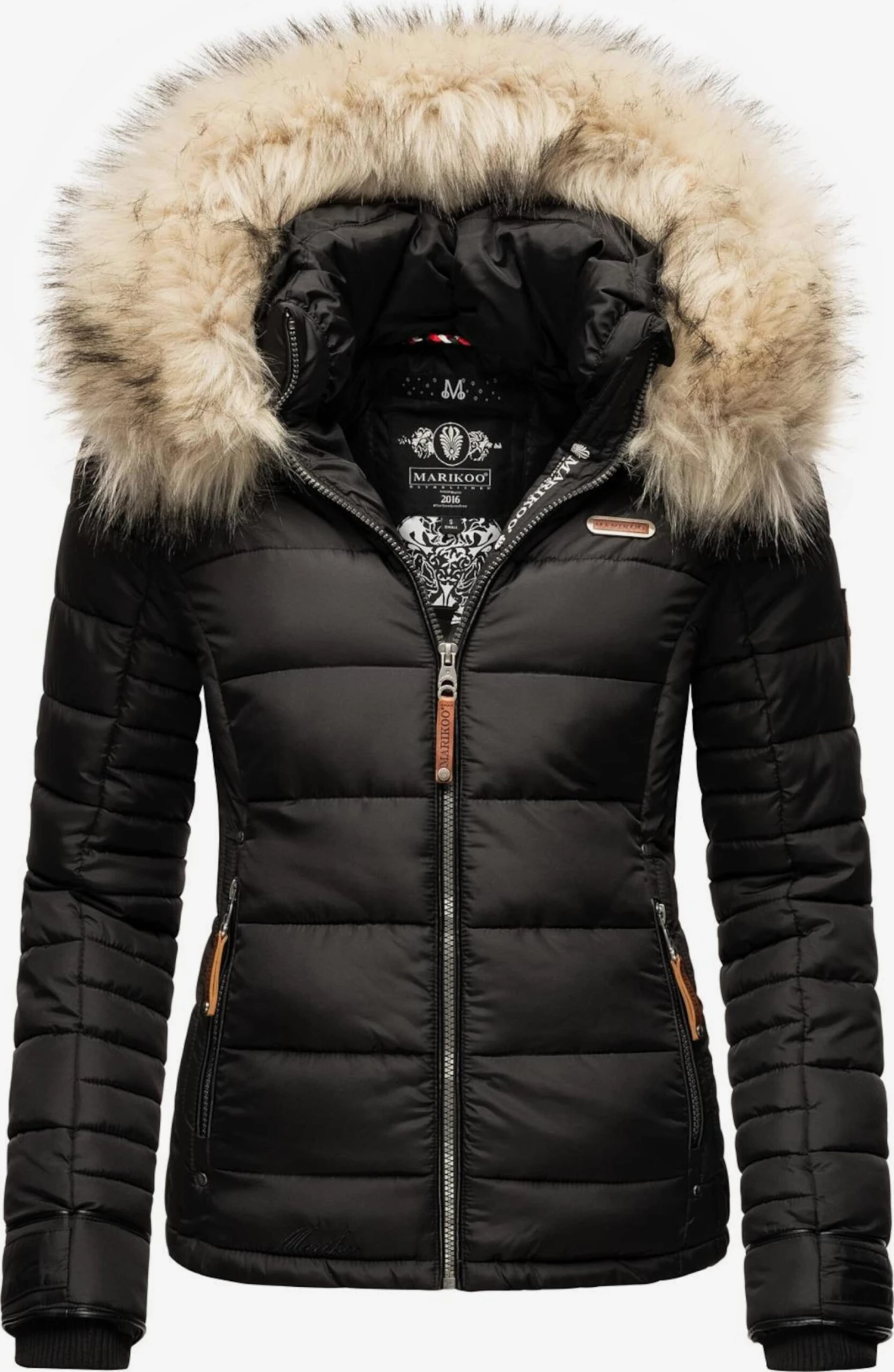 Marikoo Vestes Dhiver Veste D’hiver Lerikaa Femme Noir 3 Marikoo Vestes Dhiver Veste D’hiver Lerikaa Femme Noir