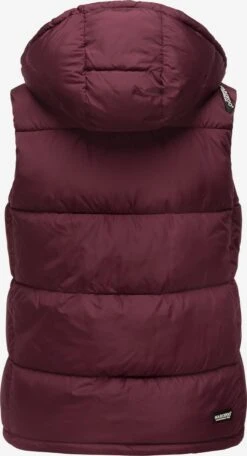 Marikoo Vestes Sans Manches Gilet Eisflöckchen Femme Bordeaux -Marikoo Boutique 8db21039f9ec8d05a9fe2893235c8863