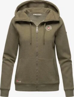 Marikoo Sweats Zippés Veste De Survêtement Setsunaa Femme Olive -Marikoo Boutique 8e815853ab3e5a130eb3470fce724aad