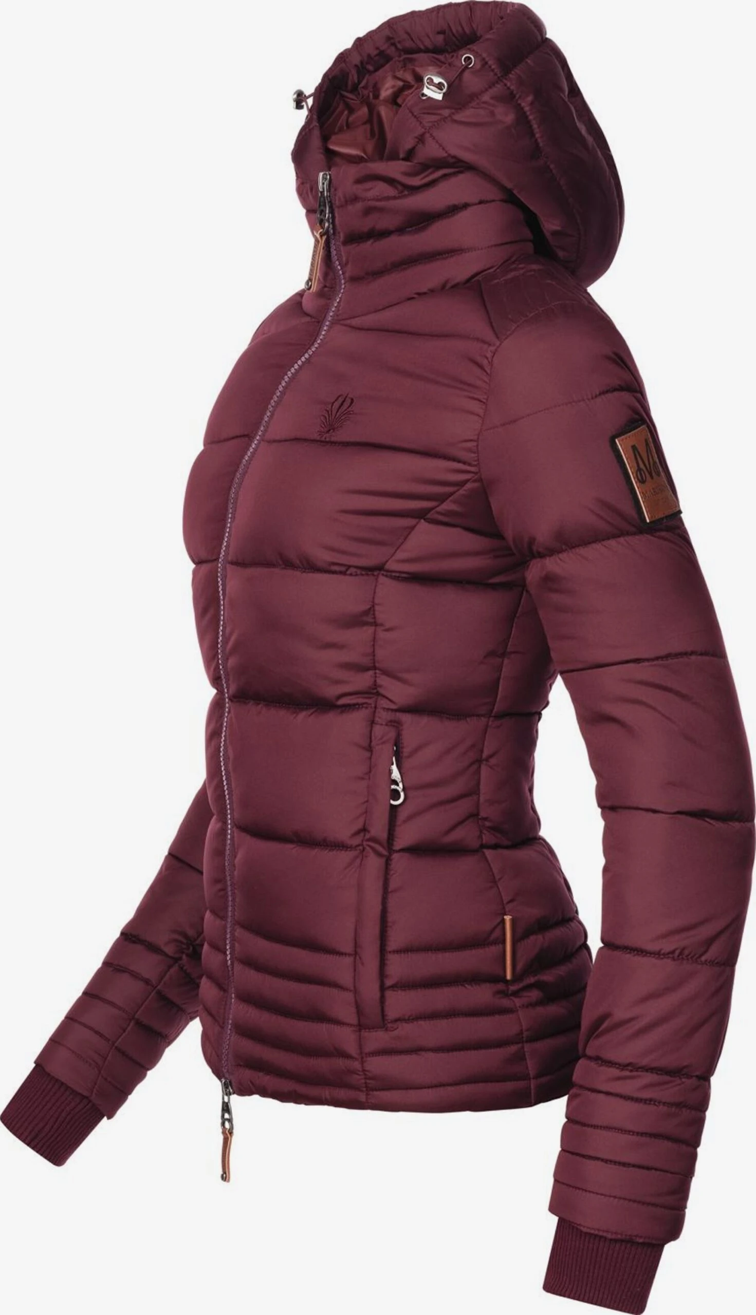 Marikoo Vestes Dhiver Veste D’hiver Sole Femme Bordeaux 4 Marikoo Vestes Dhiver Veste D’hiver Sole Femme Bordeaux – Image 2