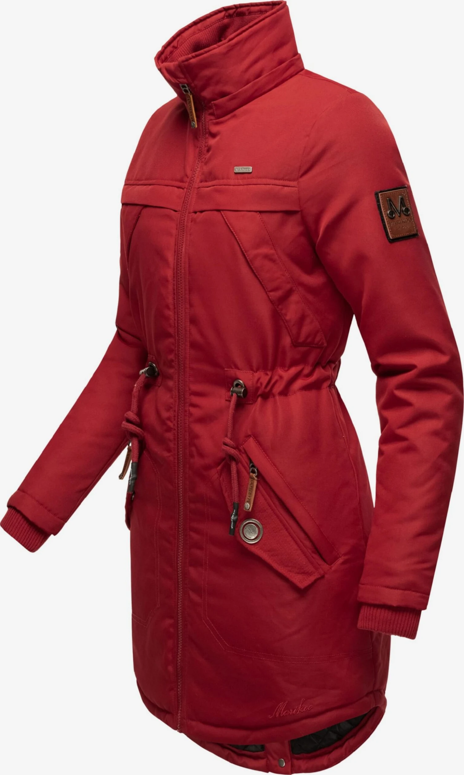 Marikoo Parkas Parka D’hiver Kamii Femme Rouge 6 Marikoo Parkas Parka D’hiver Kamii Femme Rouge – Image 4