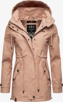 Marikoo Parkas Parka Mi-saison Nyokoo Femme Rose