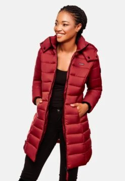 Marikoo Manteaux Courts Manteau D’hiver Abendsternchen Femme Rouge Sang -Marikoo Boutique 944ff98a9dac5e2af29f5b6997426153