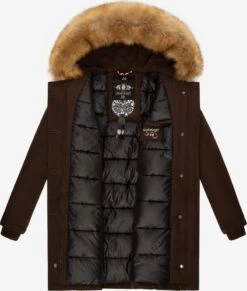Marikoo Parkas Parka D’hiver Karmaa Femme Marron -Marikoo Boutique 95d005eed9f275e6cf88c02635e2c9cd