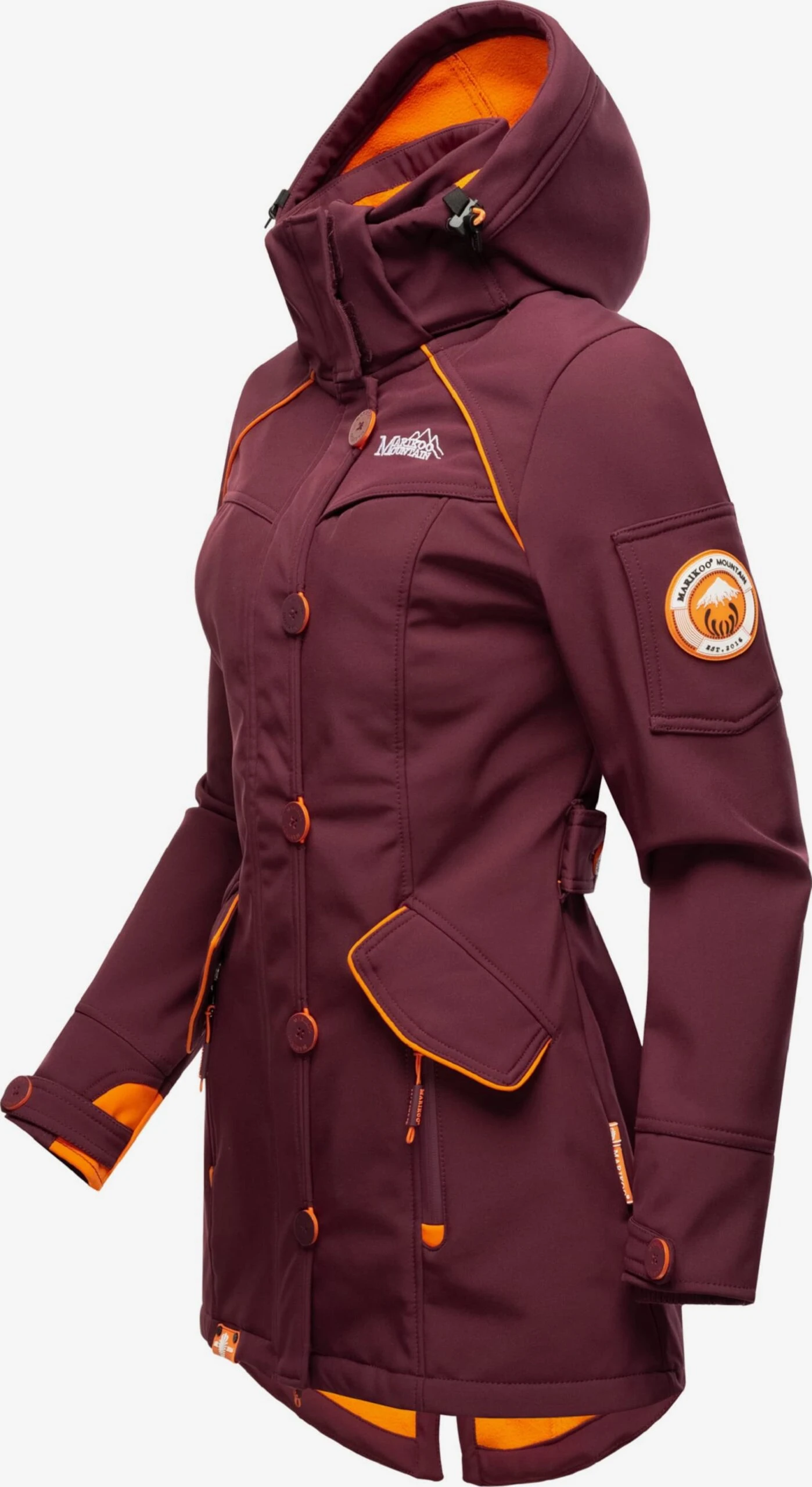 Marikoo Vestes Dextérieur Veste Fonctionnelle Soulinaa Femme Bordeaux 5 Marikoo Vestes Dextérieur Veste Fonctionnelle Soulinaa Femme Bordeaux – Image 3