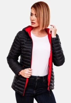 Marikoo Vestes De Mi-saison Veste Mi-saison Asraa Femme Bleu Marine -Marikoo Boutique 9712579b58821301c066744a716e9ccd