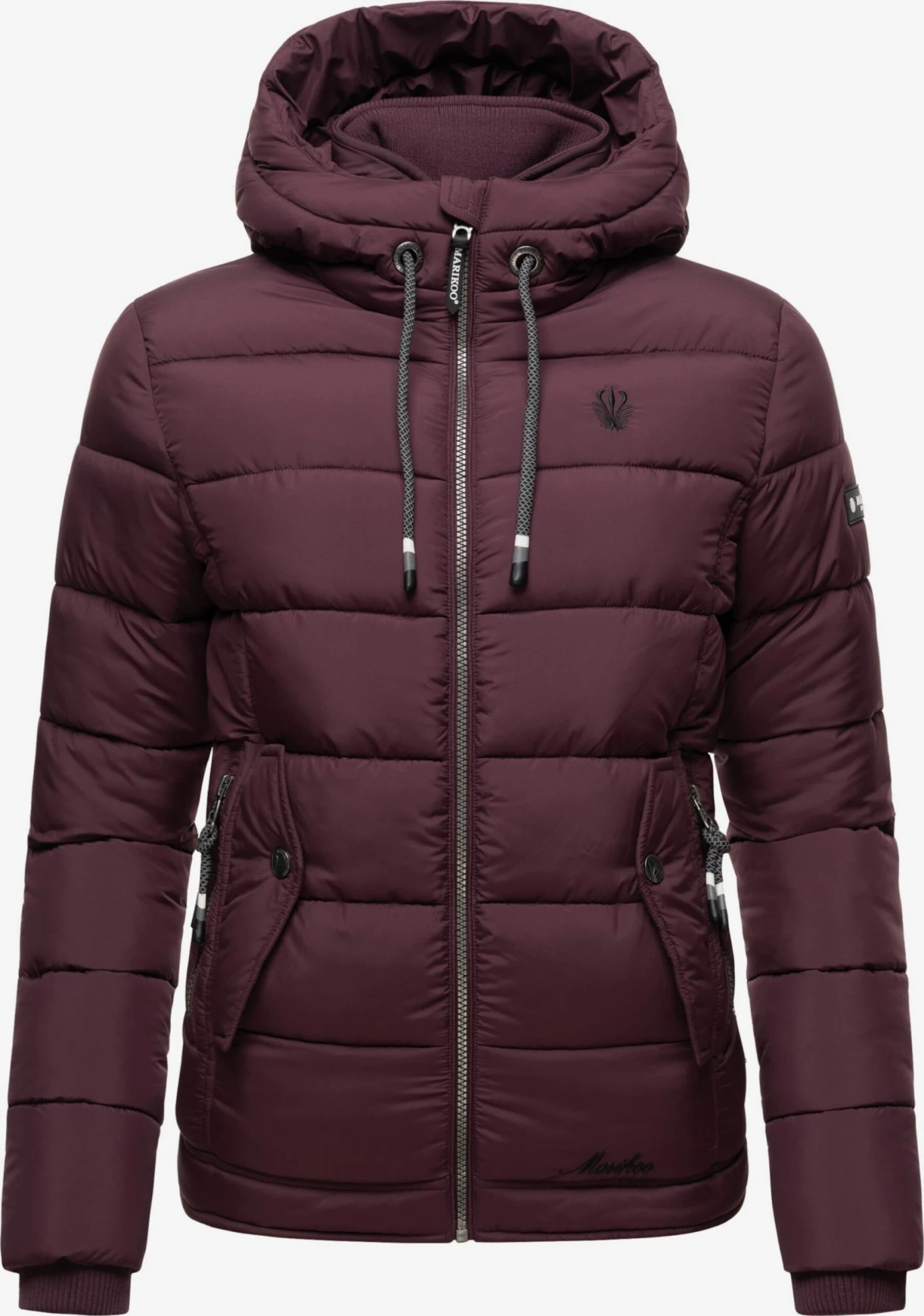 Marikoo Vestes Dhiver Veste D’hiver Taisaa Femme Lie De Vin 6 Marikoo Vestes Dhiver Veste D’hiver Taisaa Femme Lie De Vin – Image 4