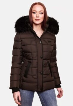 Marikoo Vestes Dhiver Veste D’hiver Unique Femme Marron -Marikoo Boutique 9a98ddf7c4a7546a197c4dbd6af4fc13
