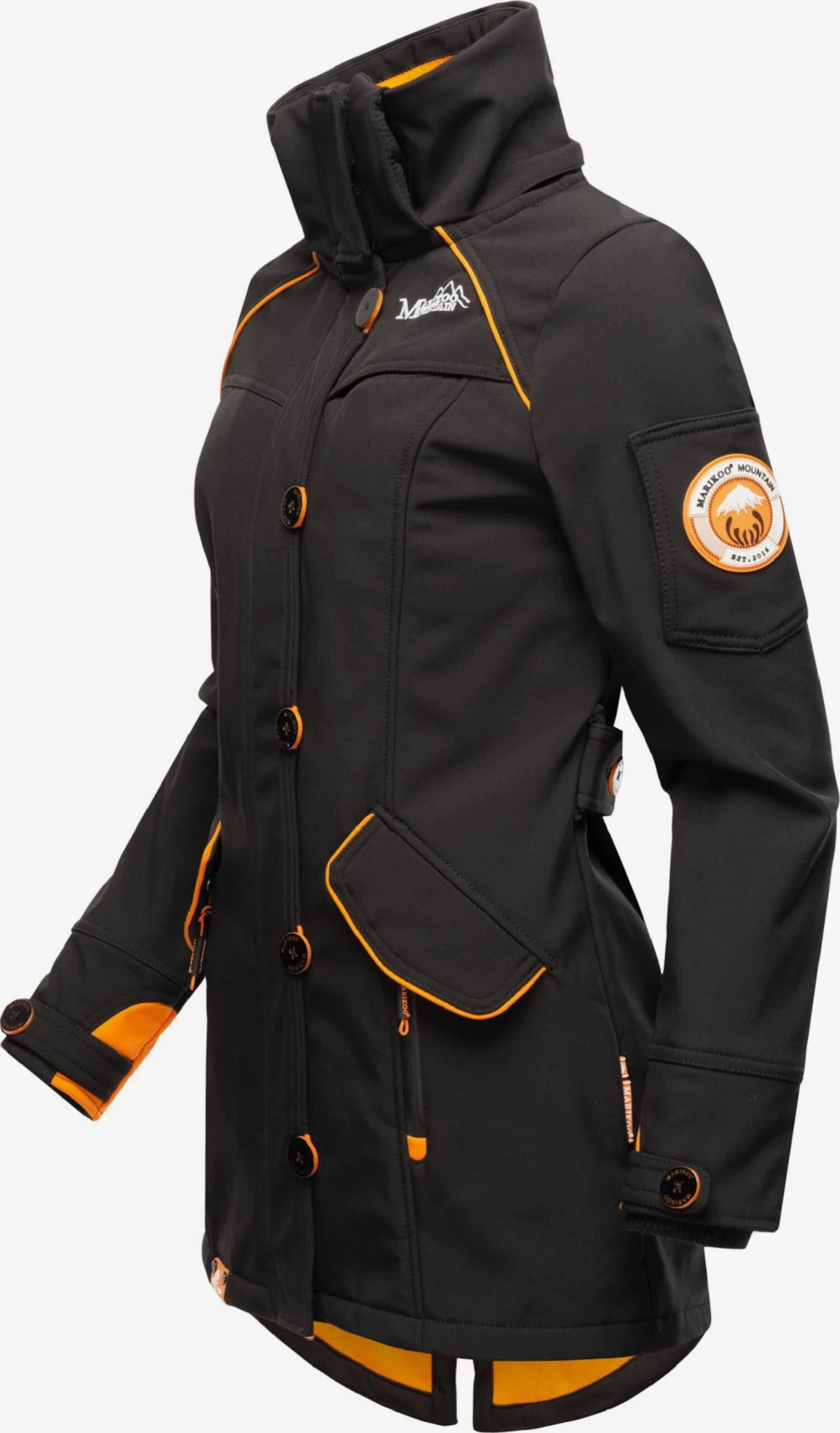 Marikoo Vestes Dextérieur Veste Fonctionnelle Soulinaa Femme Noir 7 Marikoo Vestes Dextérieur Veste Fonctionnelle Soulinaa Femme Noir – Image 5