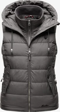 Marikoo Vestes Sans Manches Gilet Taisaa Femme Gris Foncé