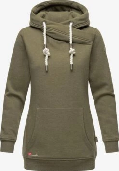 Marikoo Sweats à Capuche Sweat-shirt Izuyaa Femme Olive